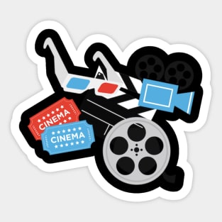 Movie lover Sticker